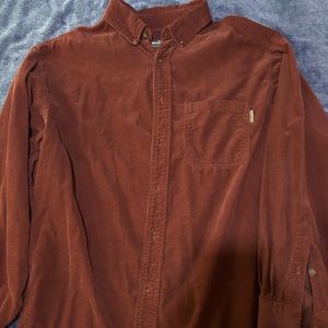 Wool Rich Corduroy Button Up